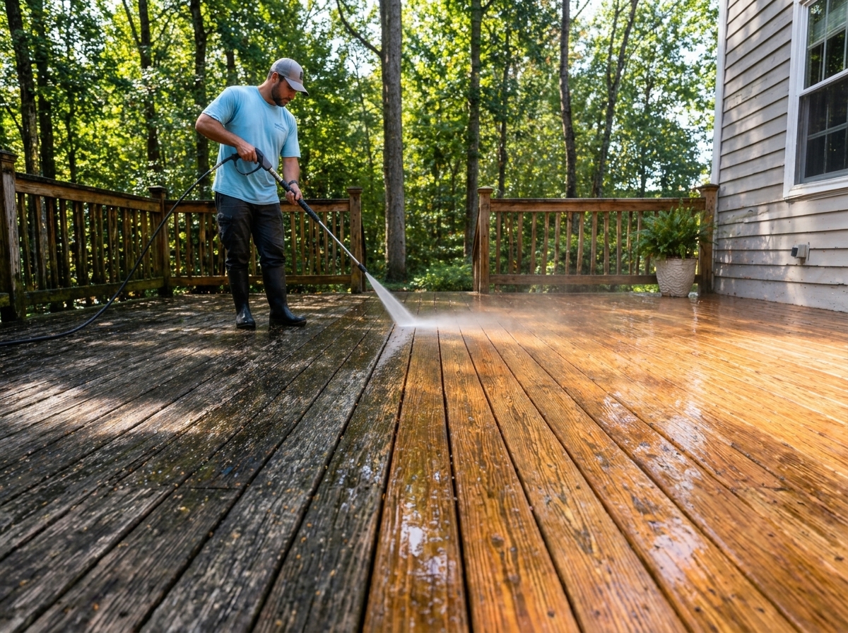 Deck wash